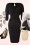 Zoe Vine - 50s Marilyn Wiggle Dress in Black 7