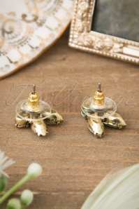 Lovely - 50s Sparkling Dewdrops Earrings in Mint 3