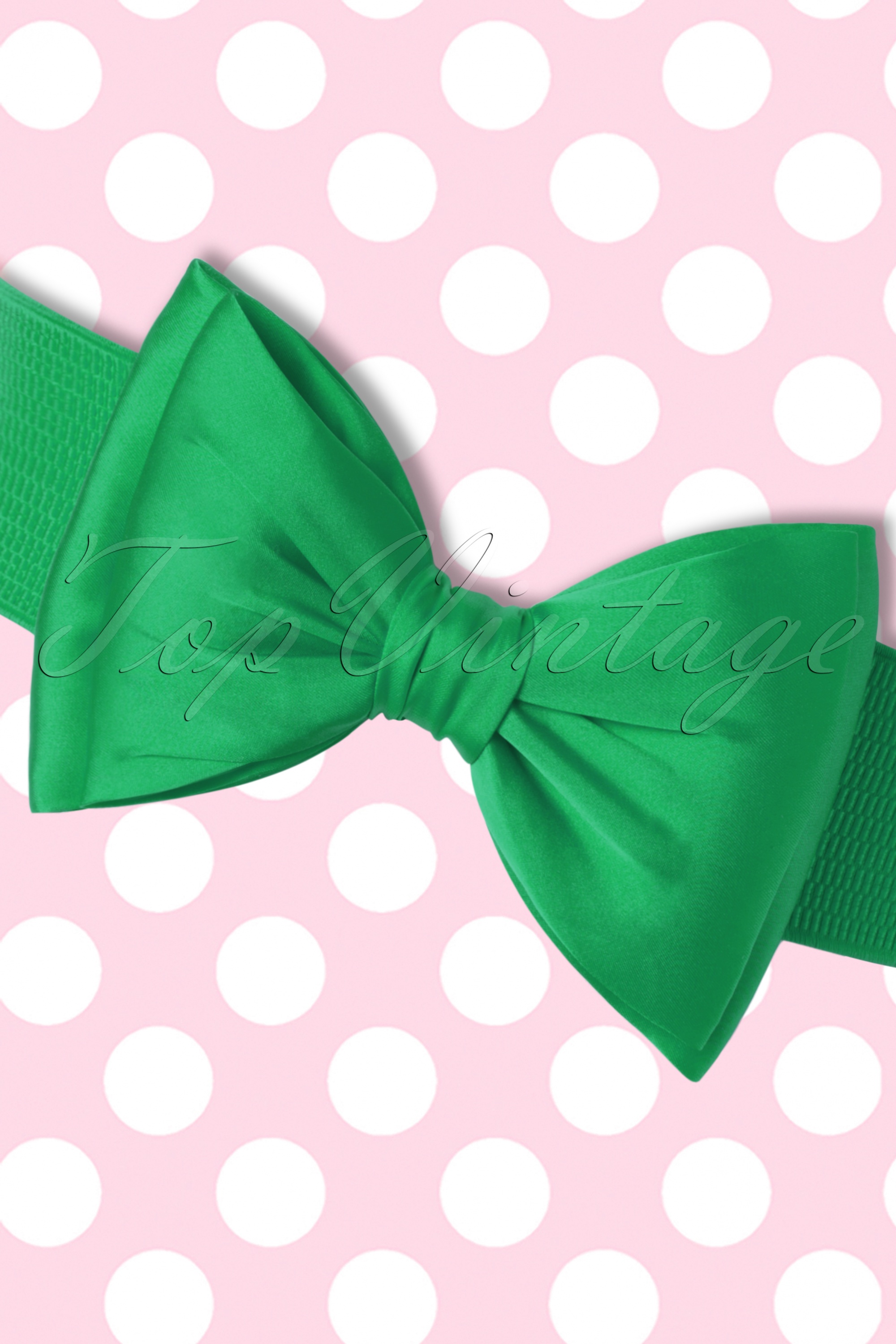 Banned Retro - Wow to the Bow riem in groen 2