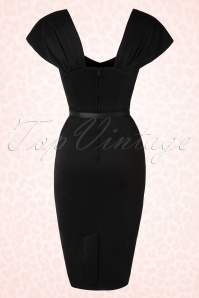 Pinup Couture - 50s Deadly Dames Poison Ivy Pencil Dress in Black 11