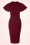 Pinup Couture - 50s Venus Pencil Dress in Merlot Wine Ponte 7