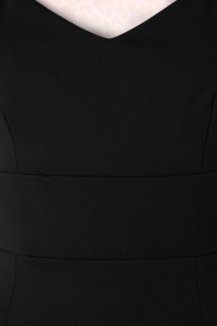 Pinup Couture - 50s Venus Pencil Dress in Black Ponte 6