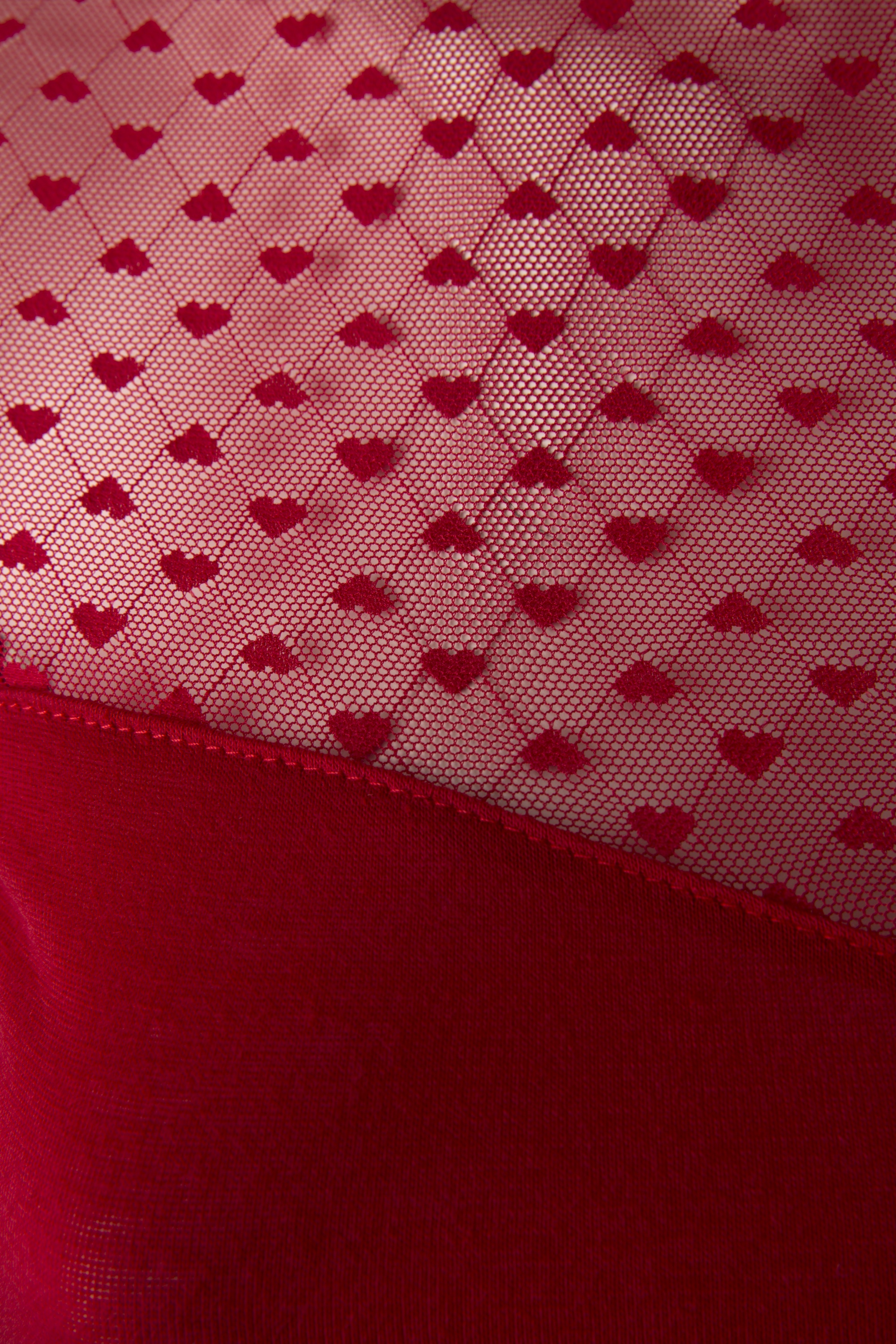 Steady Clothing - Miss Fancy Heart Top Rood 5