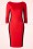Celia Rose  Red Black Pencil Dress 100 20 18483 20160311 0008W