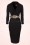 Pinup Couture - 50s Deadly Dames Strange Love Pencil Dress in Black 5