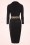Pinup Couture - 50s Deadly Dames Strange Love Pencil Dress in Black 8