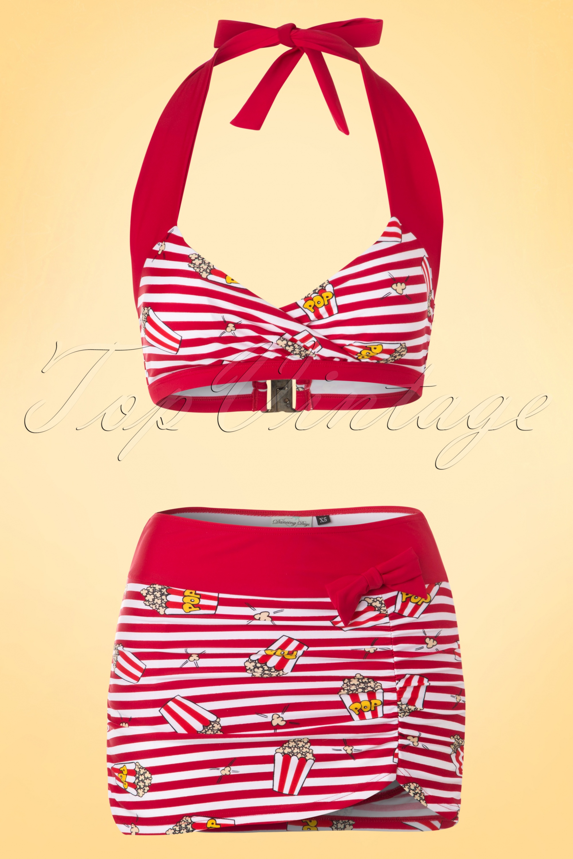 Banned Retro 50s Roxie Popcorn Bikini Pants in Red | Shop at Banned Retro 50s Roxie Popcorn Bikini Pants in Red | Shop at