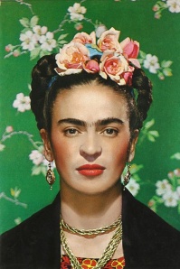 Victory Parade - TopVintage Exclusief ~ Ti Amo Frida Kahlo Frock Swingjurk in Vintage Blauw 9