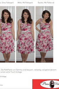 Hearts & Roses - Samantha Swing-Kleid mit Blumenmuster in Pink 9