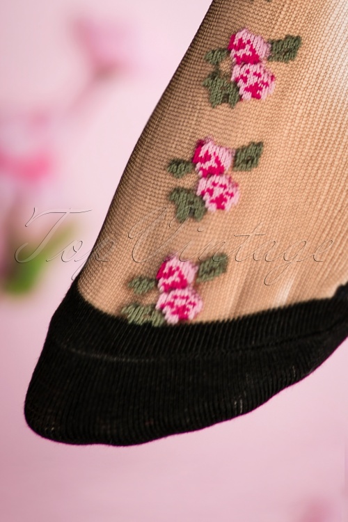 Juliette's Romance - Romantische rosige Socken in Pink 2