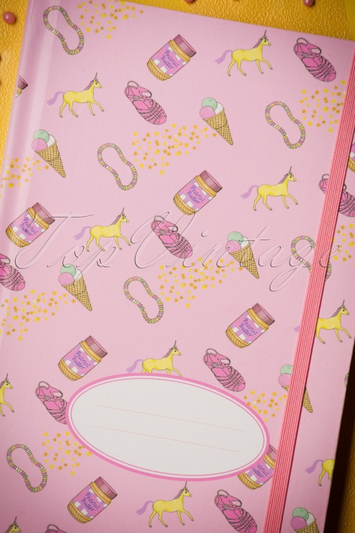 Sun Jellies  - 60s Peanut Butter Jelly Shoe Notebook in Pink 2