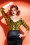 Pinup Couture - Deadly Dames Jailbird Top in Oranje Tijger