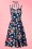 Hearts and Roses Blue Polka Roses Swing Dress 102 39 18410 20160509 0012W