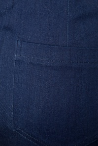 Collectif Clothing - Kirsty Denim Pants Années 50 en Bleu 4