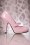 Pinup Couture - Cutiepie Mary Jane Lackpumps mit Plateau in Pink 2