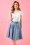 Dancing Days by Banned Sailor Blue Swing Skirt 122 39 17857 2016050W