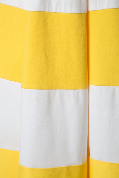 Dolly and Dotty - 50s Anna Dress in Yellow and White 6