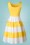 Dolly and Dotty - 50s Anna Dress in Yellow and White 2