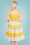 Dolly and Dotty - 50s Anna Dress in Yellow and White 4