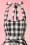 Dolly and Dotty - 50s Sophie Halter Check Swing Dress in Black and White 4