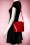 Milan - Miss Trixie Lacquer Bag Années 1960 en Rouge 7