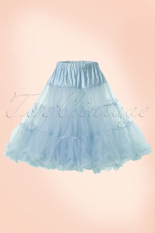 Bunny - retro Petticoat chiffon hemelsblauw 2