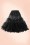 WBunny 50s retro Petticoat chiffon black 10981
