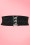 Bunny - 50s Retro Stretch Belt in Black