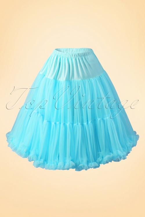 Banned Retro - Lola Lifeforms petticoat in blauw