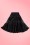 Retro Petticoat chiffon Années 50 en Noir