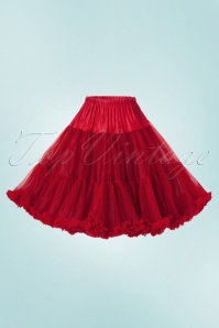  - Retro Petticoat chiffon Années 1950 en Rouge