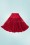 50s retro Petticoat chiffon luxe rood