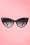 50s Fenella Cat Eye Sunglasses in Black