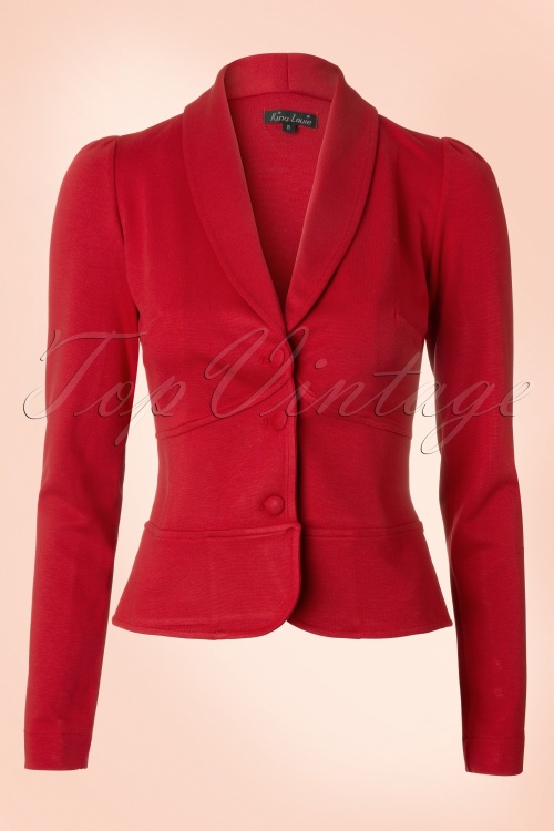 King Louie - Smoking Jacket Milano in Red