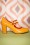 60s Golden Years Lacquer Pumps in Mustard