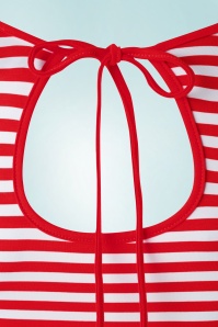 Dolly and Dotty - 50s Gina Stripes Top in Red and White 4
