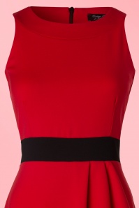 Vintage Chic for Topvintage - Vicky Pencil Dress Années 50 en Rouge 4