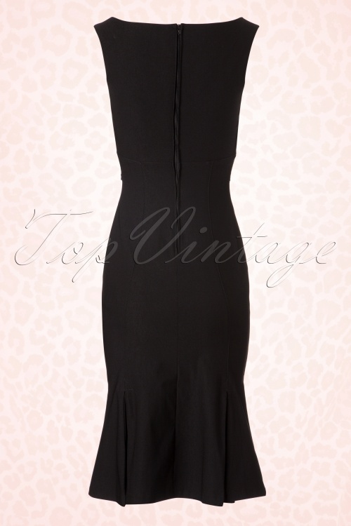 Pinup Couture - Jessica Pencil Dress Black  7