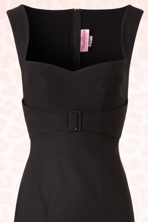 Pinup Couture - Jessica Pencil Dress Black  5