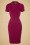 Miss Candyfloss - 40s Germaine Lee Pencil Dress in Raspberry