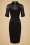 Collectif Clothing Wednesday Pencil Dress in Black  18876 20160602 0010W