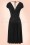 Vintage Chic V Neck Wine Black Dress 102 20 19594 20160902 0006