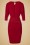 Zoe Vine - TopVintage exclusive ~ Marilyn Wiggle Dress Années 1950 en Rouge 3