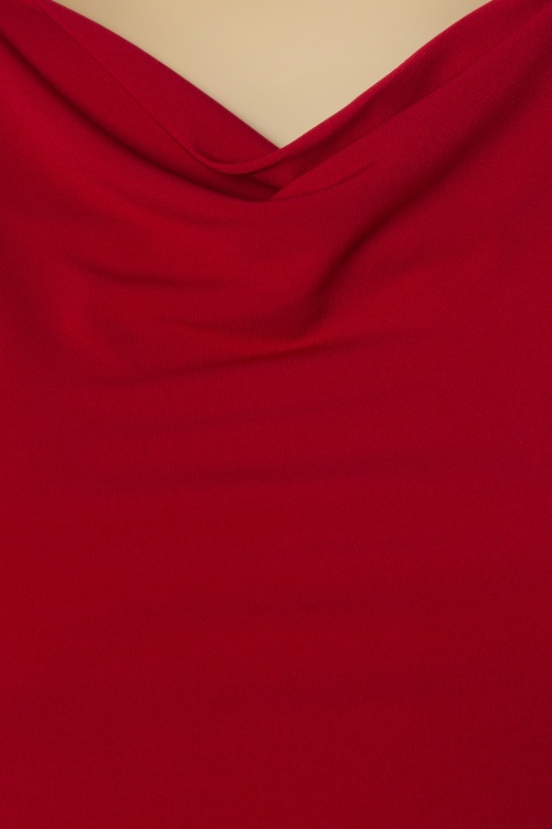 Zoe Vine - 50s Marilyn Wiggle Dress in Red 5