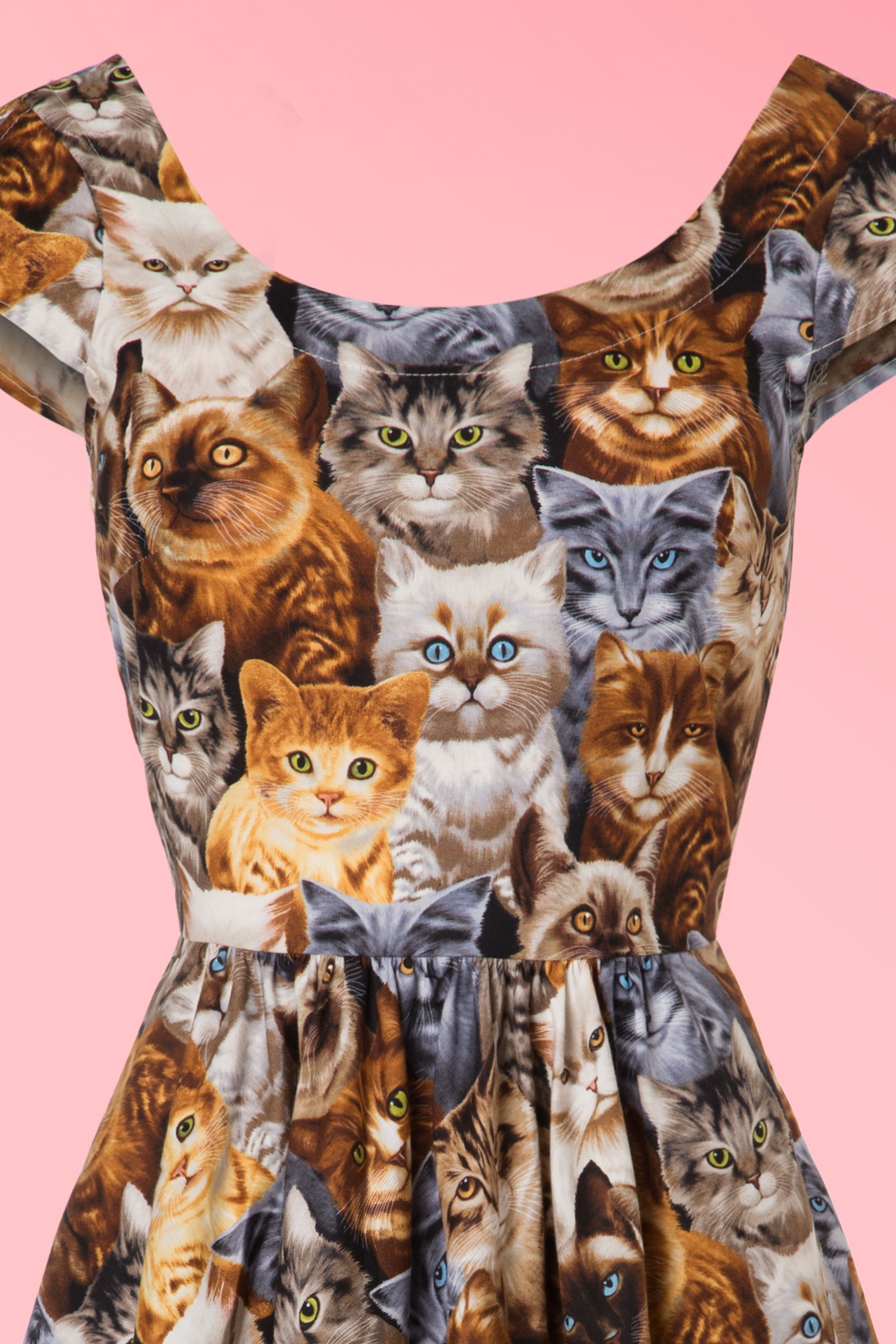 Retrolicious - Purrfect schattige Kitty Cat-jurk 5