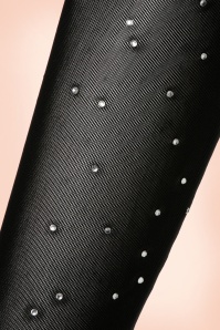 Canopi - Jolie lange kristallen mesh-mouwen in zwart 2