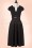Vintage Chic Cap Sleeve Black Bengaline Dress 102 10 19603 20160913 0010pop