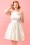 Lady V 50s Tea White Bridal Dress modelfoto cropw