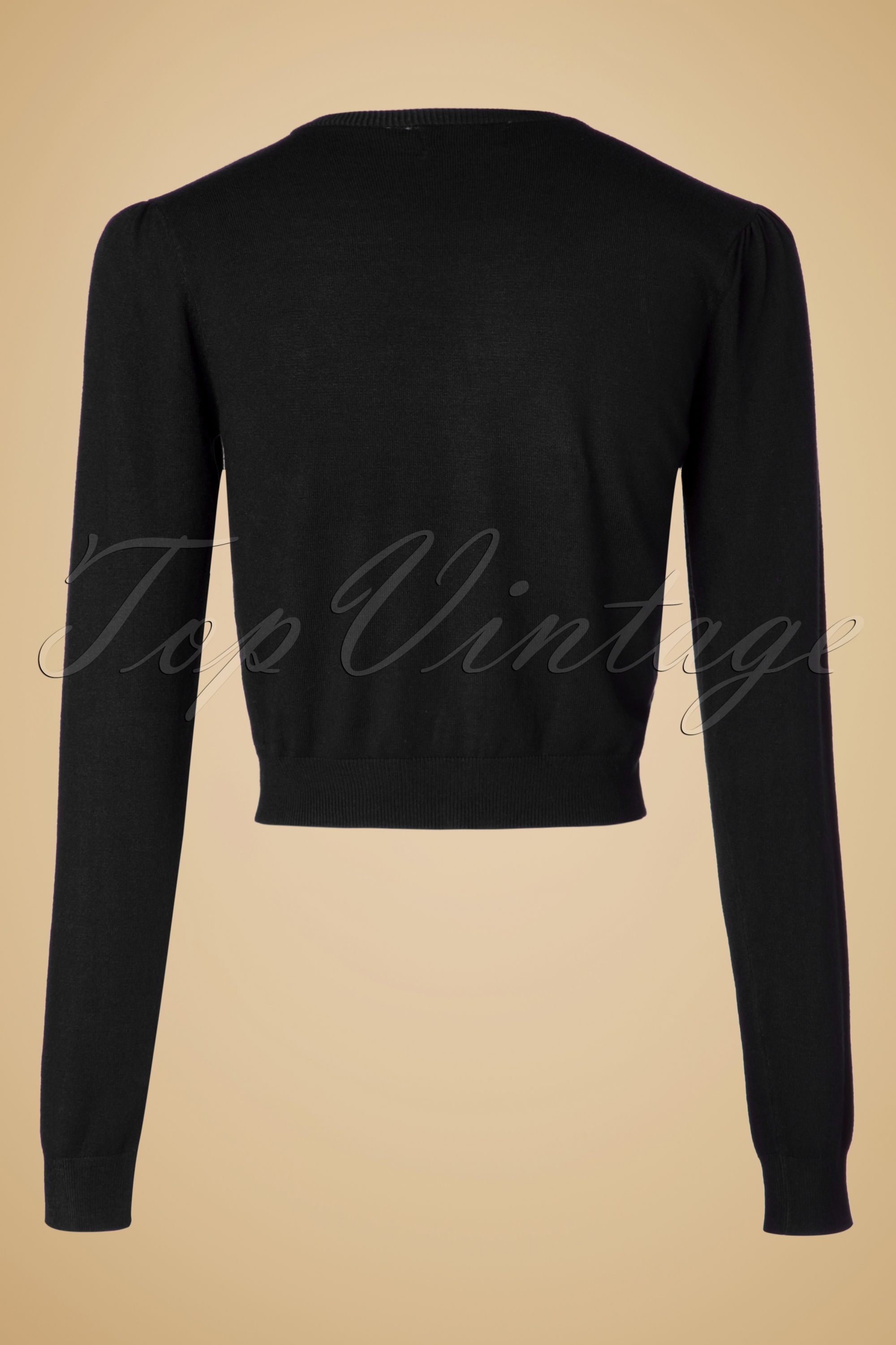 Banned Retro - Trots pauw vest in zwart 3