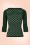 Dancing Days by Banned Charming Hearts Sweater in Forest Green 113 49 19754 20160922 0012W